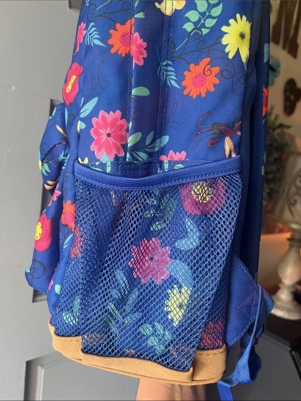 Disney Store Alice Backpack School Adult Alice in Wonderland Floral Print
